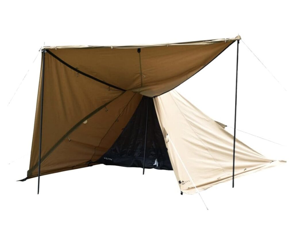 WAQ Alpha TC 1人用テント ソロ用テント TIPIテント ワンポールテント ティピーテント スカート ワンポール
